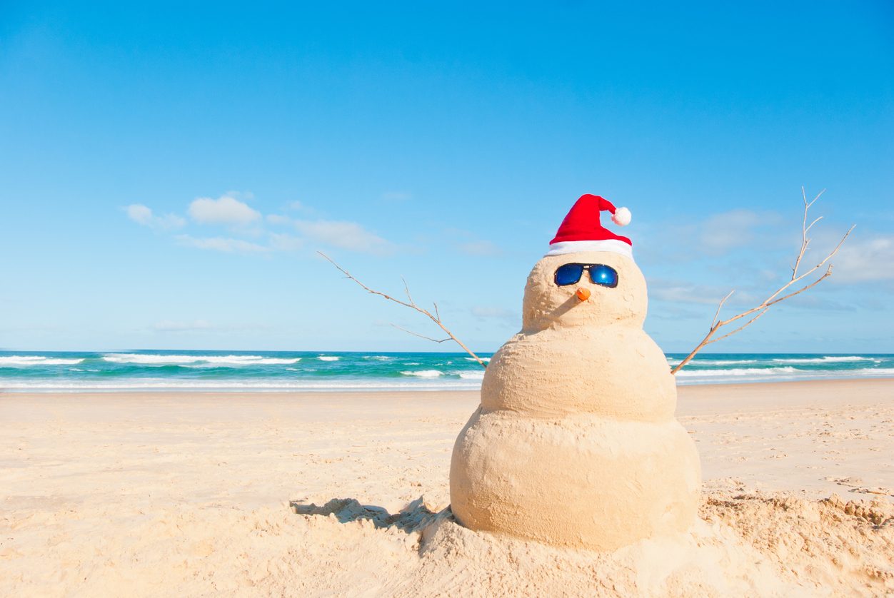 perfect sandman with carrot nose and sunnies